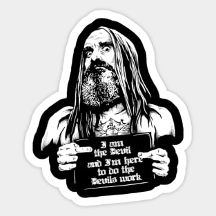 Captain Spaulding Memorable Quotes Sticker